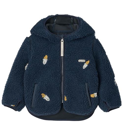 Liewood Fleecejakke - Mara - Rocket/Classic Navy/Embroidery