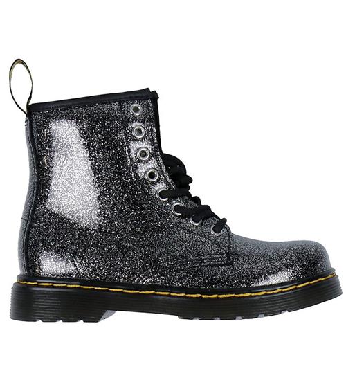 Dr. Martens Støvler - 1460 J - Nebula Glitter - Black/Silver/Neb