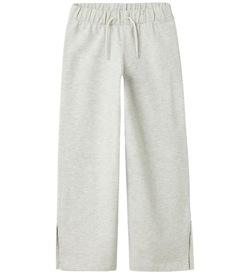 Name It Sweatpants - NmfKassie Wide - Light Grey Melange