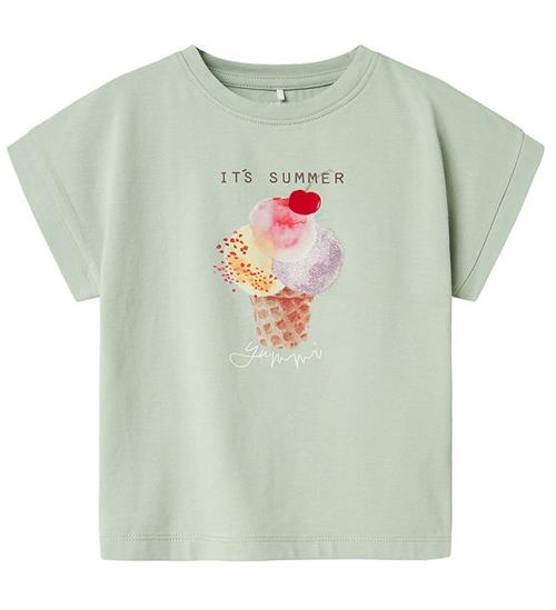 Name It T-shirt - NmfJosephina - Aqua Gray