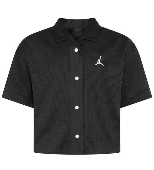 Jordan Skjorte k/æ - Dri-Fit - Sort m. Logo