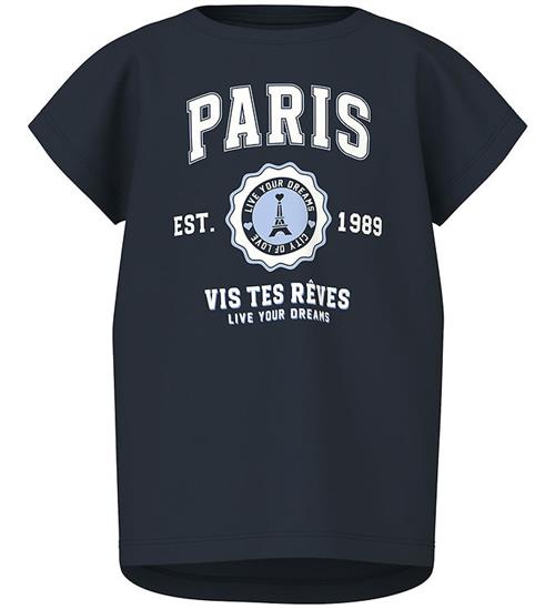 Name it T-shirt - Dark Sapphire/paris