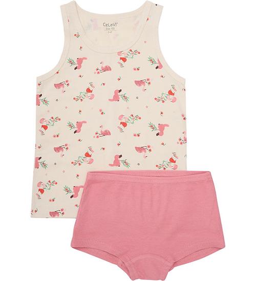 CeLaVi Undertøjsæt - Undertrøje/Trusser - Powder Pink