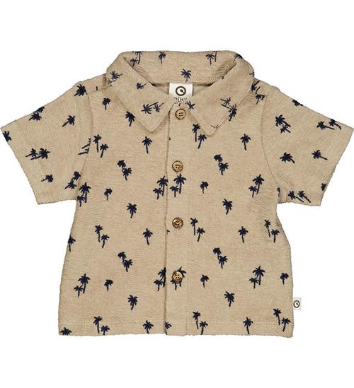 Müsli Skjorte - Palm - Cashmere/Night Blue