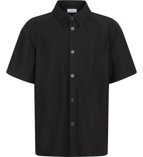 Grunt Skjorte k/æ - Rib - GREsteban - Sort