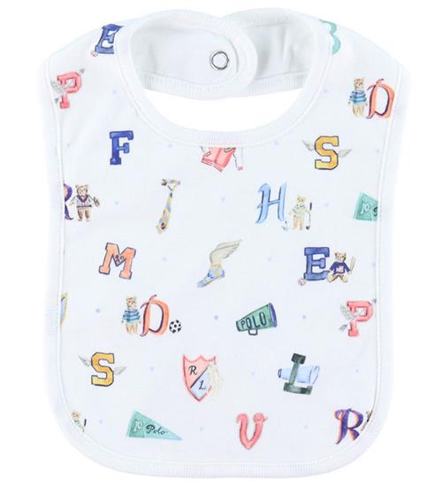 Polo Ralph Lauren Hagesmæk - Hvid m. Print