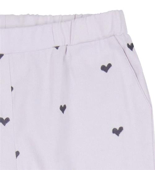 Copenhagen Colors Bukser - Lavender m. Hjerter
