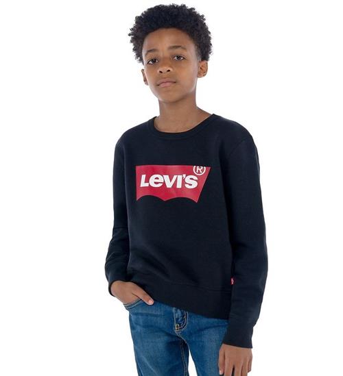 Se Levis Sweatshirt - Batwing - Sort hos KidsWorld