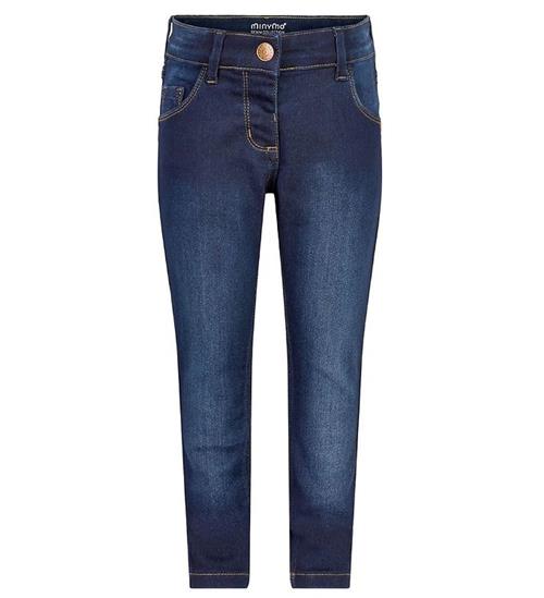 Minymo Bukser - Stretch Slim Fit - Mørkeblå Denim