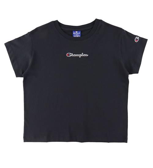 Se Champion Fashion T-shirt - Sort m. Logo hos KidsWorld