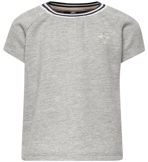 Hummel T-shirt - HMLDemi - Gråmeleret m. Glimmer