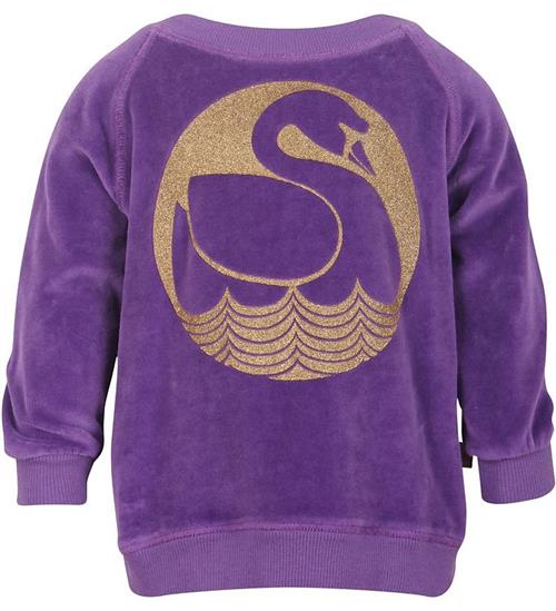 Danefæ Velour Sweatshirt - Danebjørne - Crocus Svane