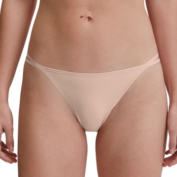 Calida Trusser Sleek Skin Low Cut Tanga Brief Beige Medium Dame