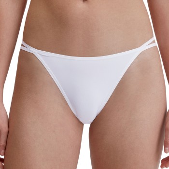 Calida Trusser Sleek Skin Low Cut Tanga Brief Hvid X-Small Dame