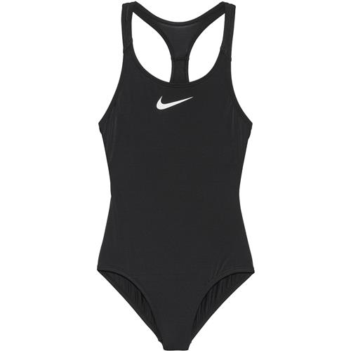 Se Nike Swim Sportsbademode  sort / hvid ved About You