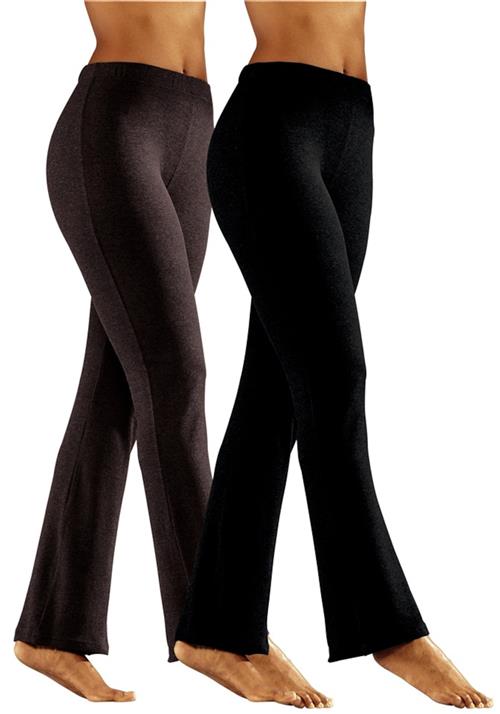 VIVANCE Leggings  mørkebrun / sort