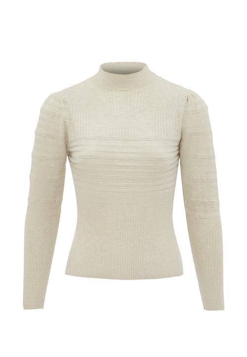 leo selection Pullover  beige-meleret