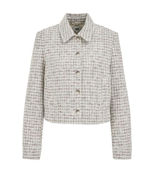 WE Fashion Blazer  burgunder / vinrød / hvid