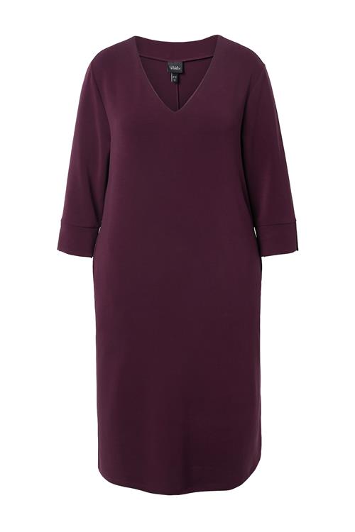Ulla Popken Kjole  aubergine