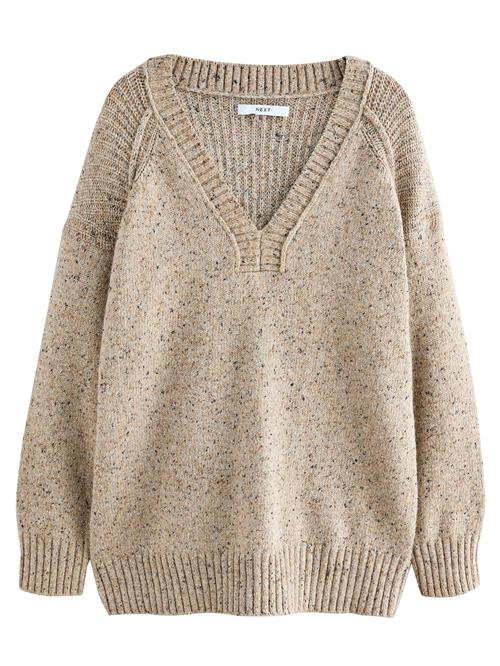 Next Pullover i overstørrelse  camel / beige-meleret / blå