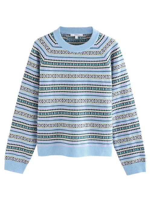 Se Next Pullover  lyseblå / grøn / lyserød ved About You