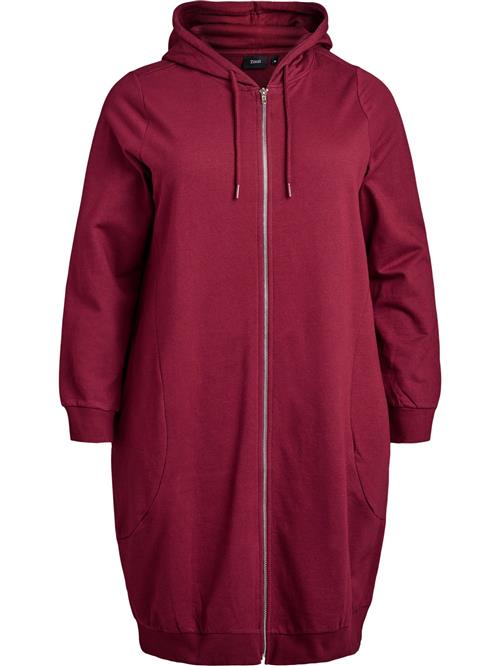 Zizzi Sweatjakke 'Shelly'  rød