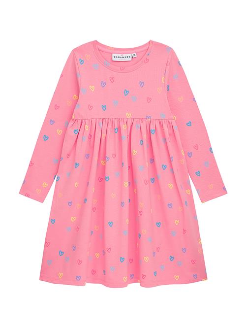 Danamade Kjole  azur / gul / pink / lys pink