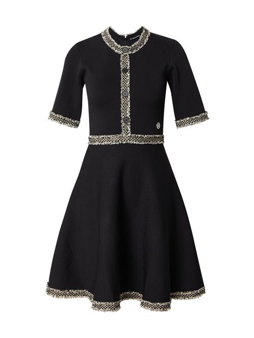 Karl Lagerfeld Strikkjole  beige / sort