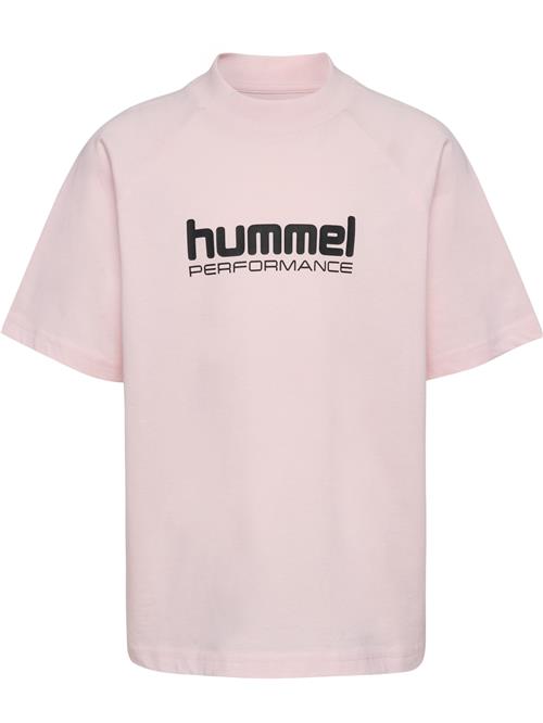 Hummel Funktionsskjorte  pastelpink / sort