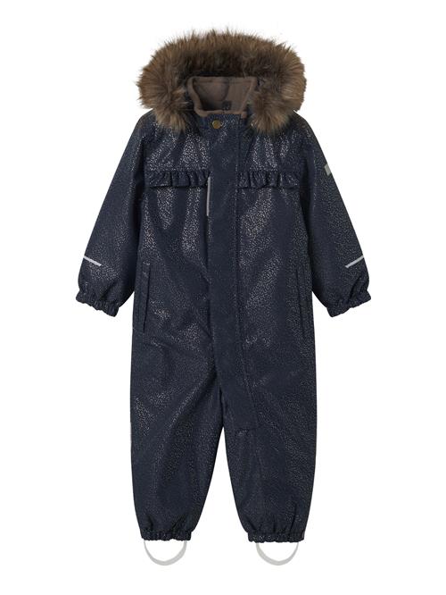 Se NAME IT Flyverdragt Snow10 Frill Glitter Dark Sapphire hos SmartKidz