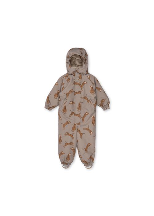 Konges Sløjd Nohr Snowsuit Print Tiger Oak Nohr Snowsuit Print Tiger Oak 12M  Beige  12 måneder  mand