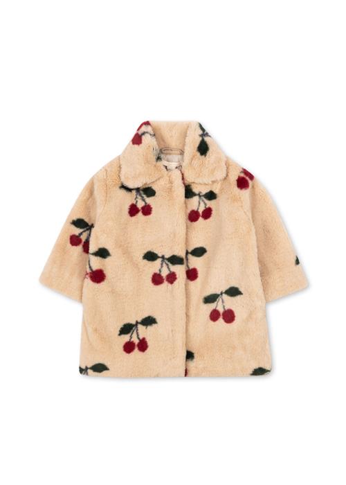 Konges Sløjd Fuzzie Coat Grs Ma Grande Cerise Fuzzie Coat Grs Ma Grande Cerise 18M  Lyserød  18 måneder  kvinde