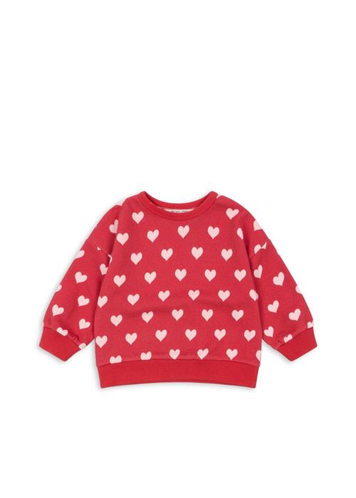 Konges Sløjd Loupy Lou Sweatshirt Amour Jazzy  Amour Jazzy 18 months  Rød  18 måneder  kvinde
