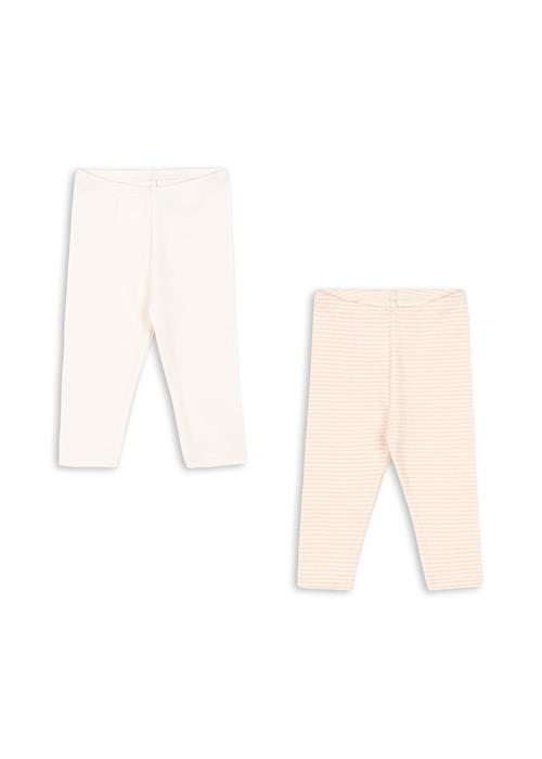 Fanga Fontana Fio Stribet 2-pak Bukser Blush Mix  Blush Mix 18 months  Lyserød  18 måneder  kvinde