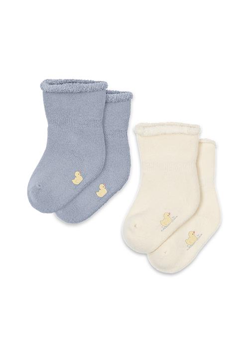 Fanga Fontana Vicino 2-pak Frotté-sokker Gray Dawn  Gray Dawn 19-21 EU  Blå  19-21 EU  unisex