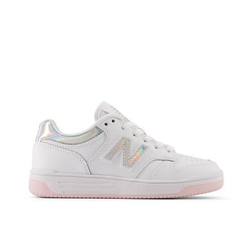 New Balance 480 Kids Lace Sneakers White  White 31 EU    31 EU  kvinde