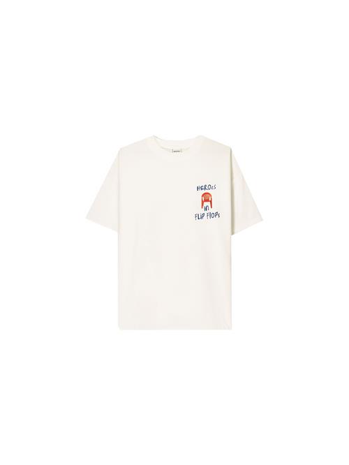 Bershka Shirts  beige / lyseblå / orange / offwhite