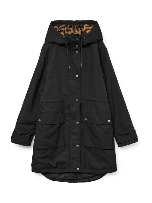 VERO MODA Vinterfrakke 'VMSAVANNE'  sort