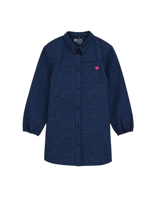 WE Fashion Kjole  lyseblå / mørkeblå