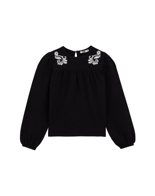 WE Fashion Bluse  sort / hvid