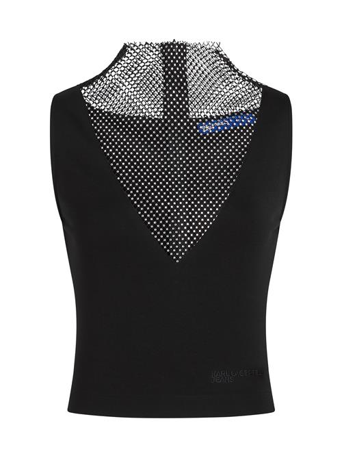 KARL LAGERFELD JEANS Overdel 'Chainmail'  sort / transparent