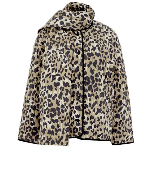 WE Fashion Overgangsjakke  sand / sort / hvid