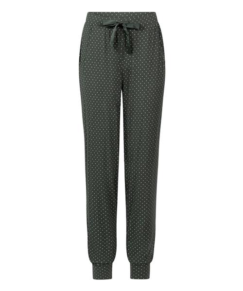 Hunkemöller Pyjamasbukser  gran / hvid