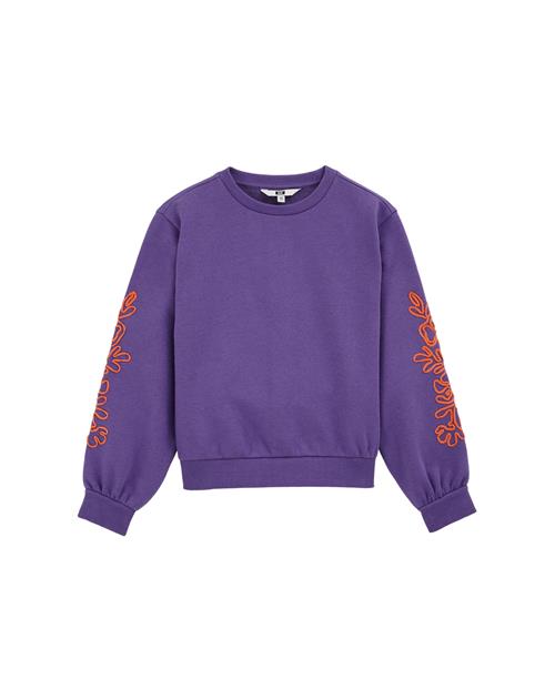 WE Fashion Sweatshirt  lilla / mørkeorange