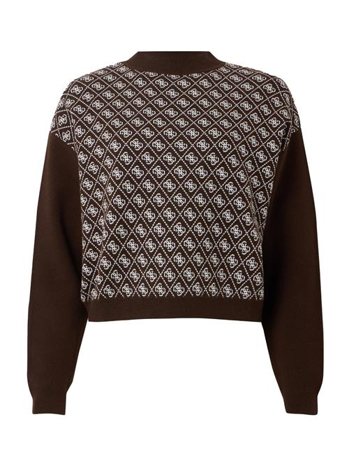 GUESS Pullover 'AUBREY 4G'  brun / hvid