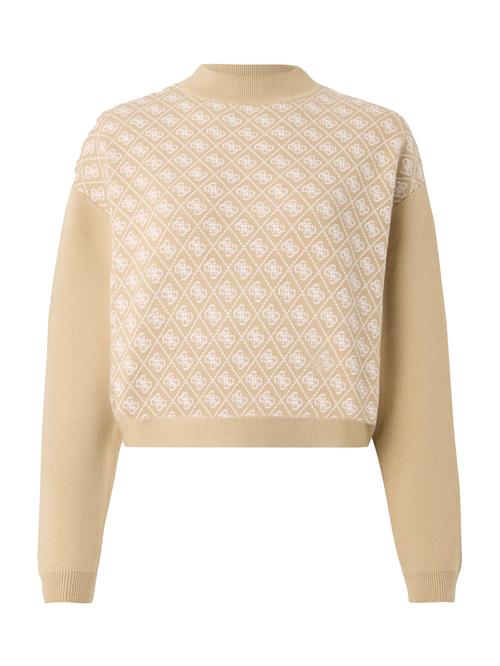 GUESS Pullover 'AUBREY 4G'  taupe / greige