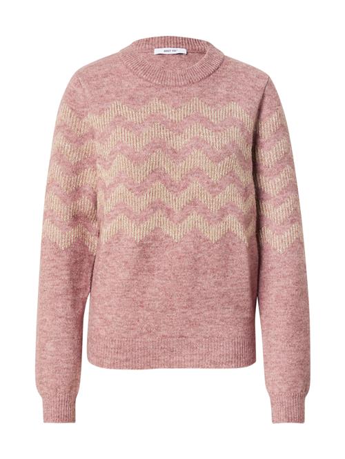 ABOUT YOU Pullover 'Suzi'  beige / eosin