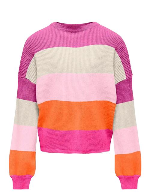 Kogsandy L/S Stripe Pullover Knt Noos Kids Only Patterned