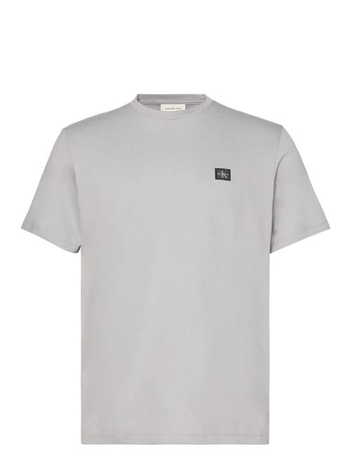 Ss Badge 30S Jersey Classic Tee Calvin Klein Jeans Grey