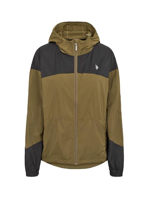 U.S. POLO ASSN. Overgangsjakke 'Idun'  oliven / sort